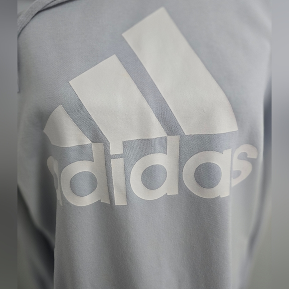 Adidas Pullover Women's halo/blue Hoodie size XL - Picture 2 of 5
